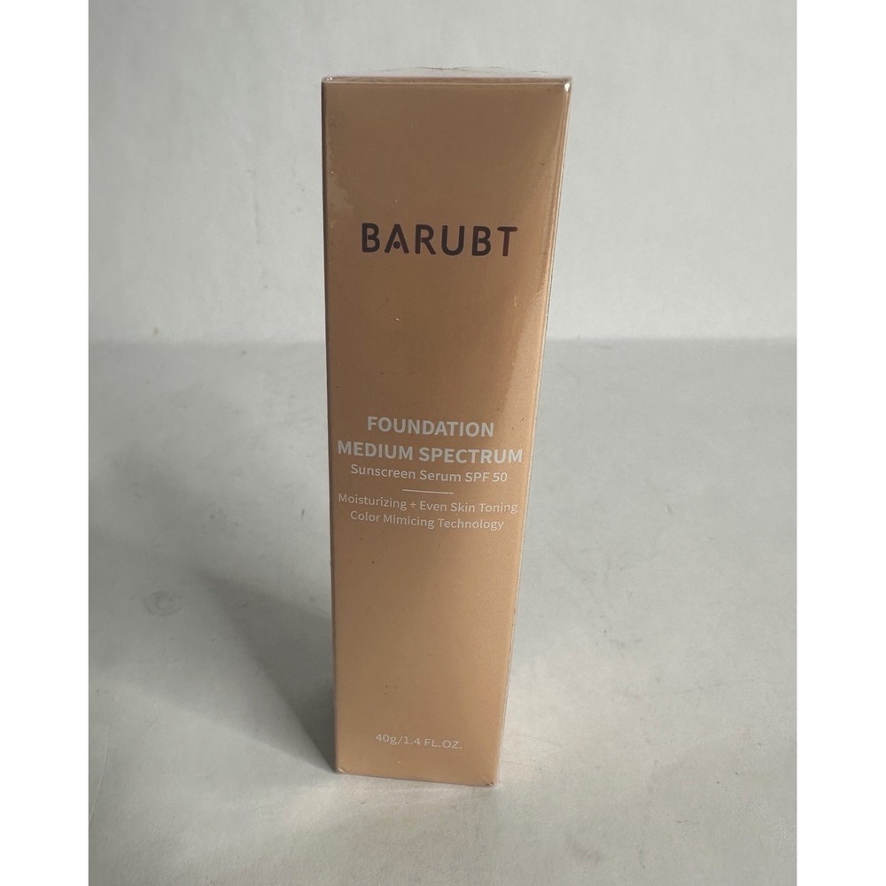 Barubt Foundation Medium Spectrum Sunscreen Serum SPF 50 Exp. 2027 NEW